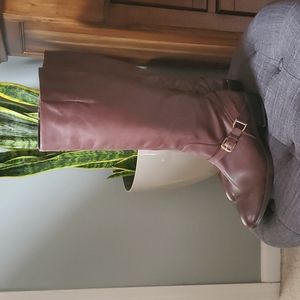 Ralph Lauren Marion Brown Leather Boots